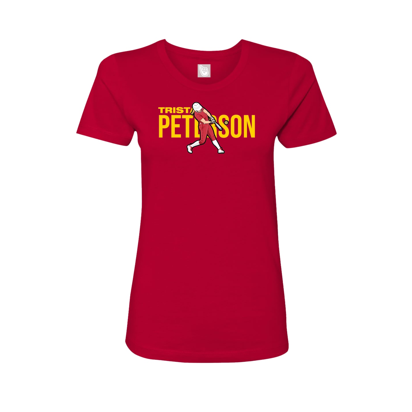 Womens Tee — Player Name in Red