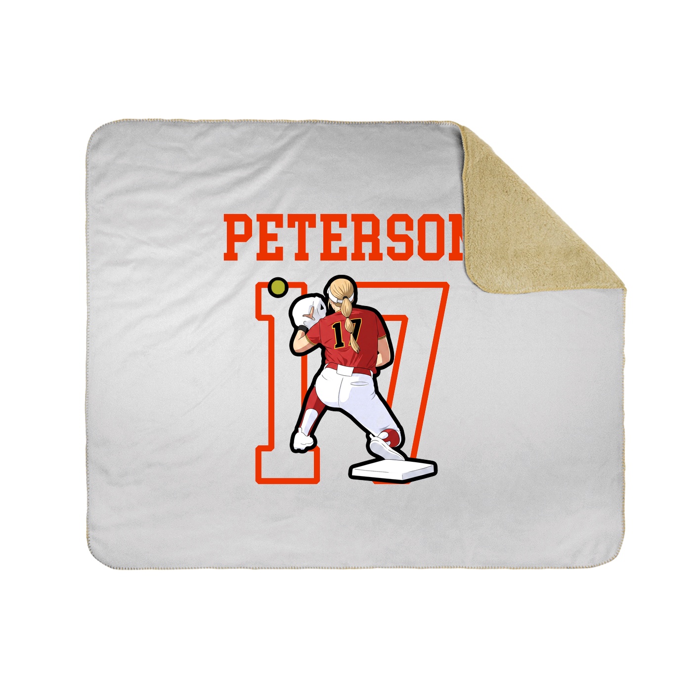 Throw Blanket — Shirsey in White