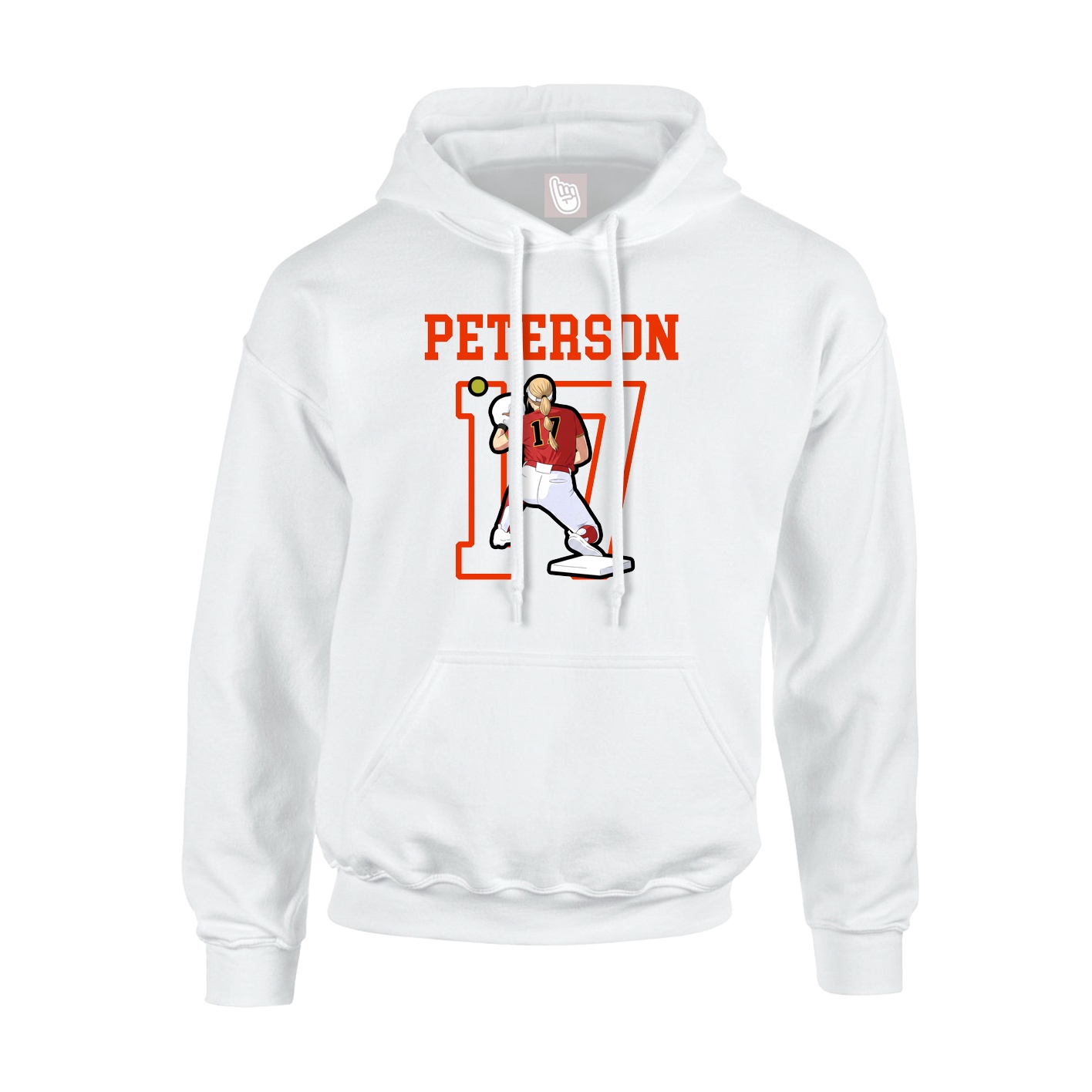 Hoodie — Shirsey in White