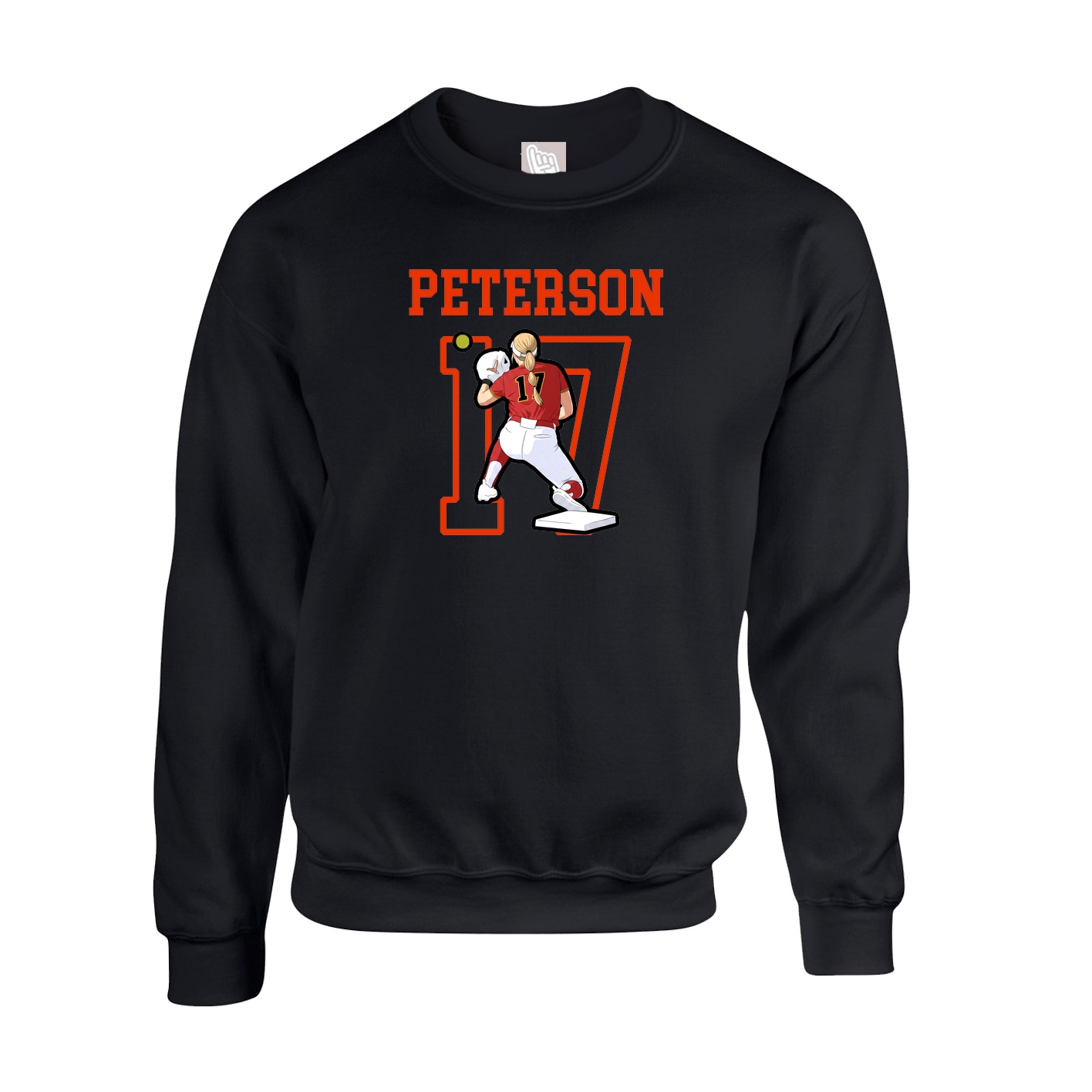 Fleece Crew — Shirsey in Black