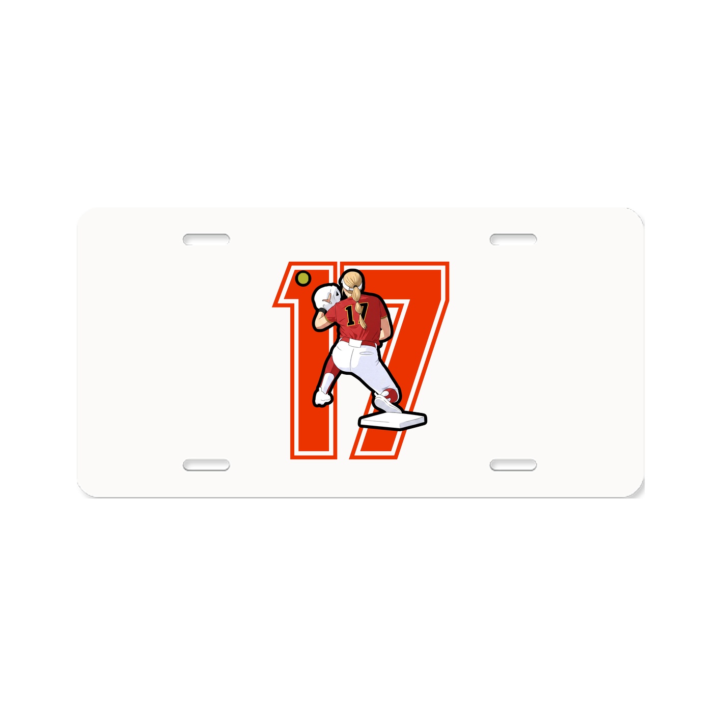 License Plate — Number in Classic
