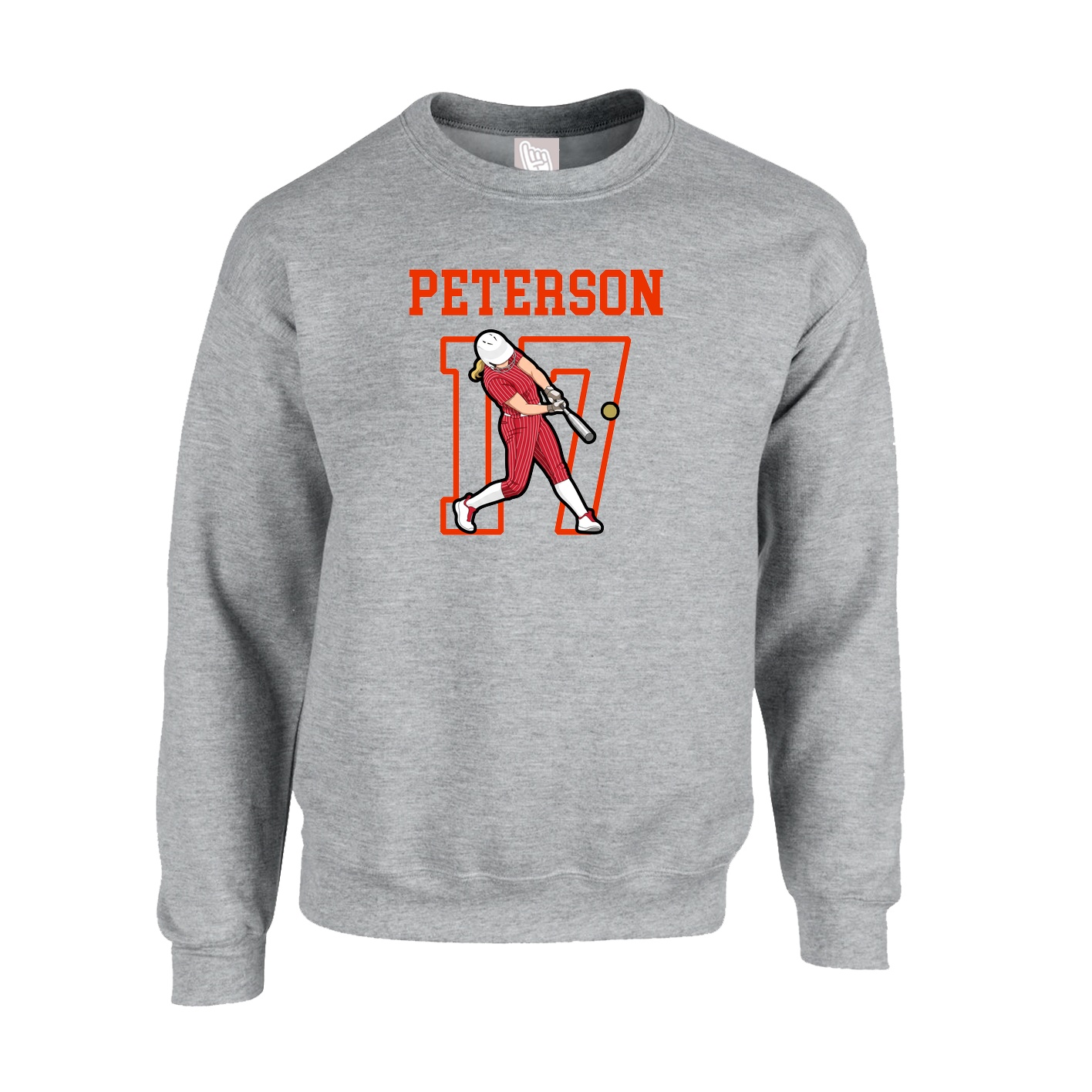 Fleece Crew — Shirsey in Grey