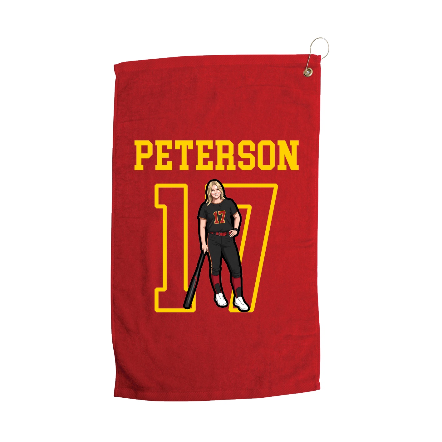 Golf Towel — Shirsey in Red