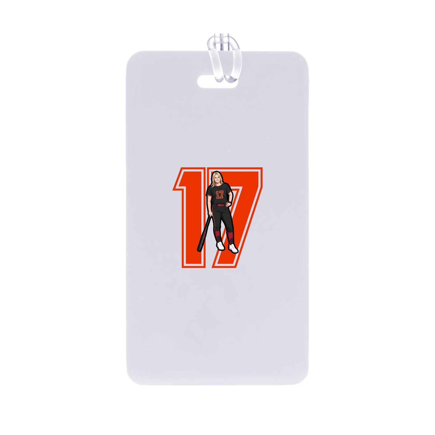Bag Tag — Number in Classic