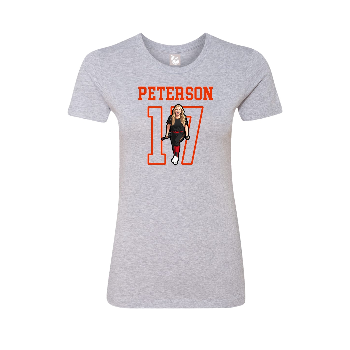 Fitted Women's Tee — Shirsey in Grey