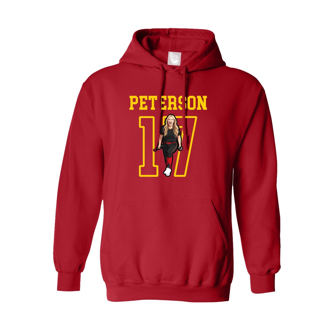 Hoodie — Shirsey in Red