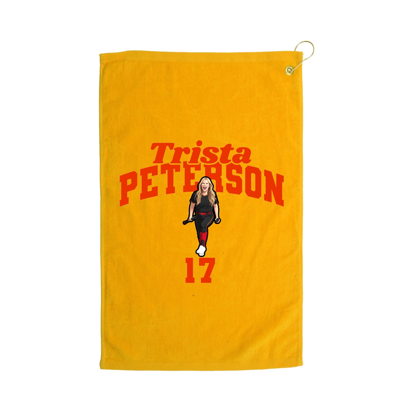 Golf Towel — Signature Arch in Gold