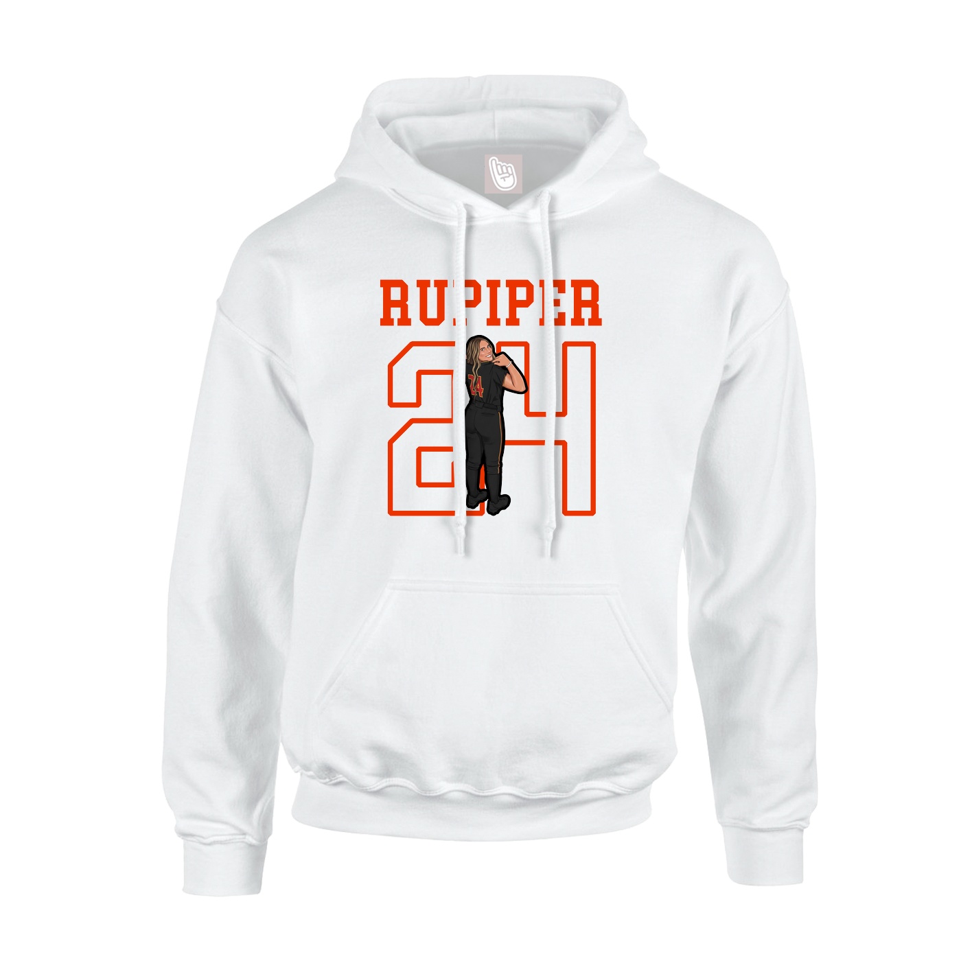 Hoodie — Shirsey in White
