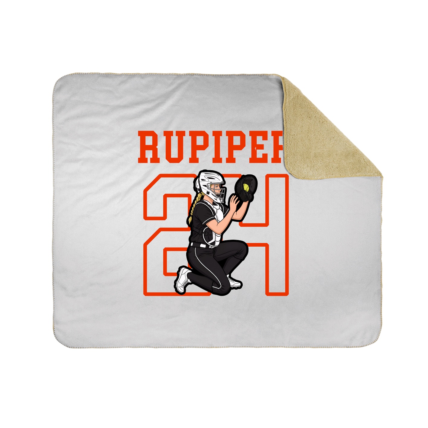 Throw Blanket — Shirsey in White