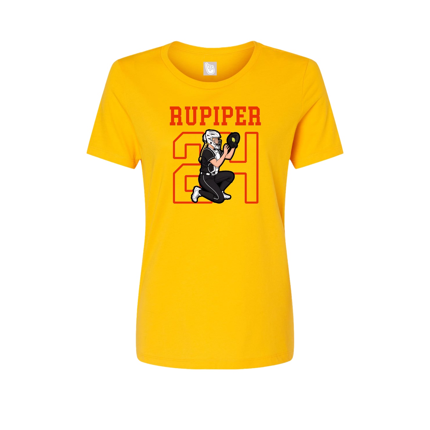 Fitted Women's Tee — Shirsey in Gold
