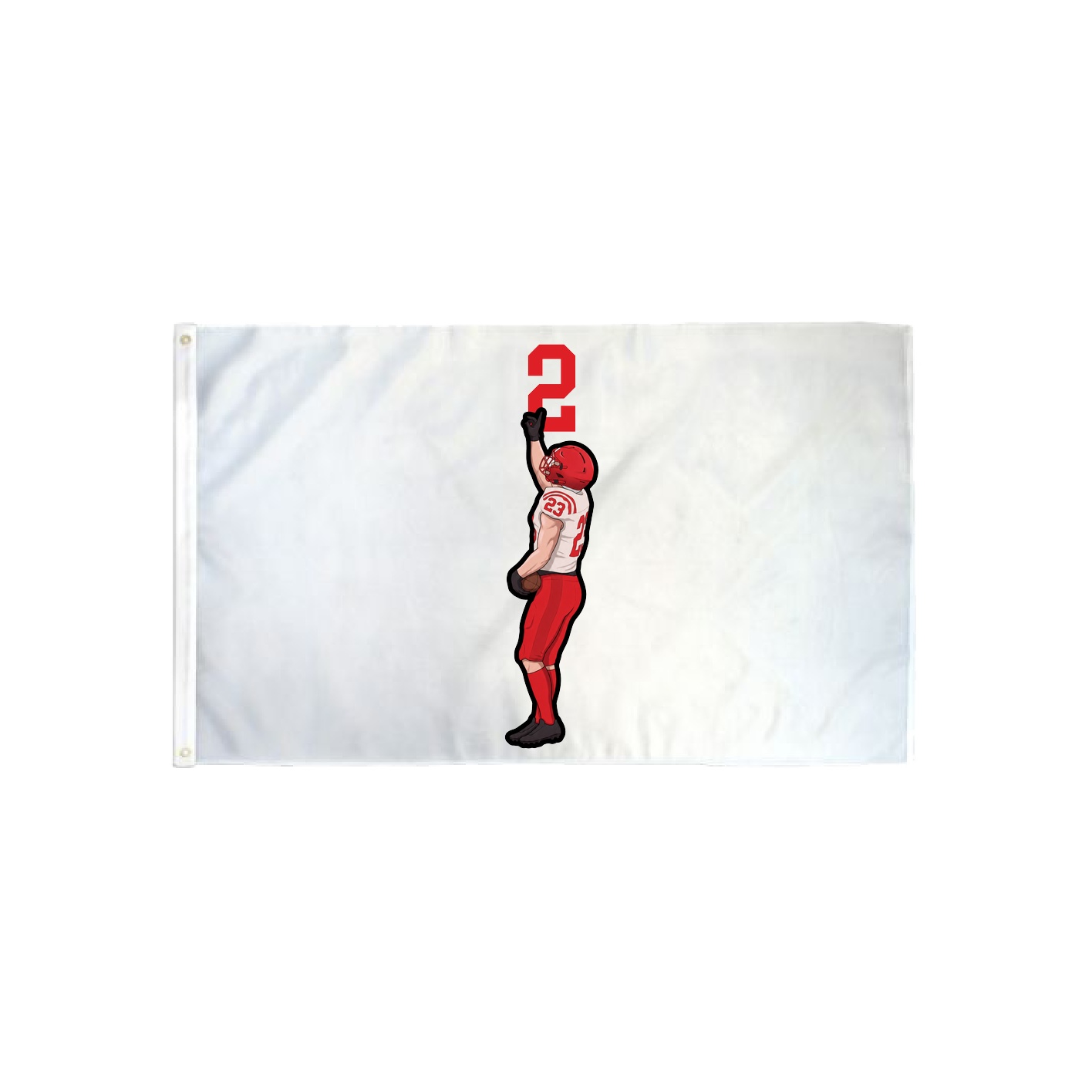 3x5 Flag — Number Top in Classic