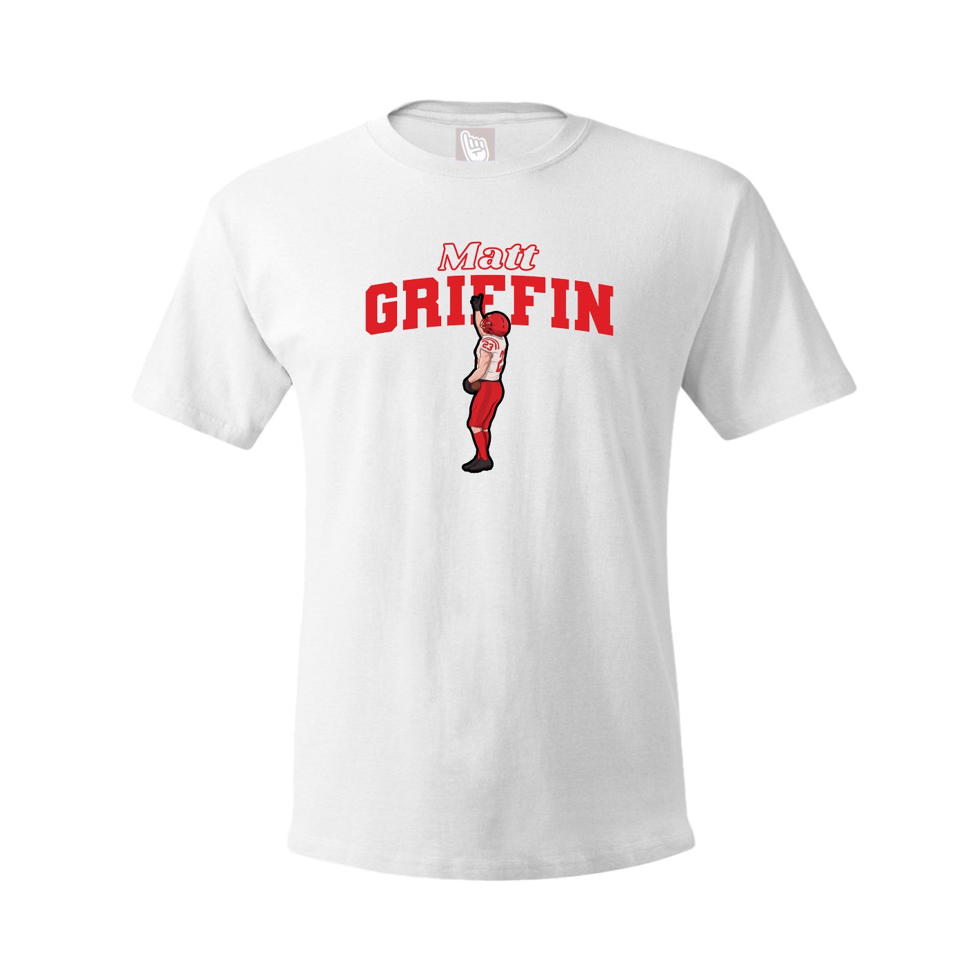 Tee — Name Arch in White