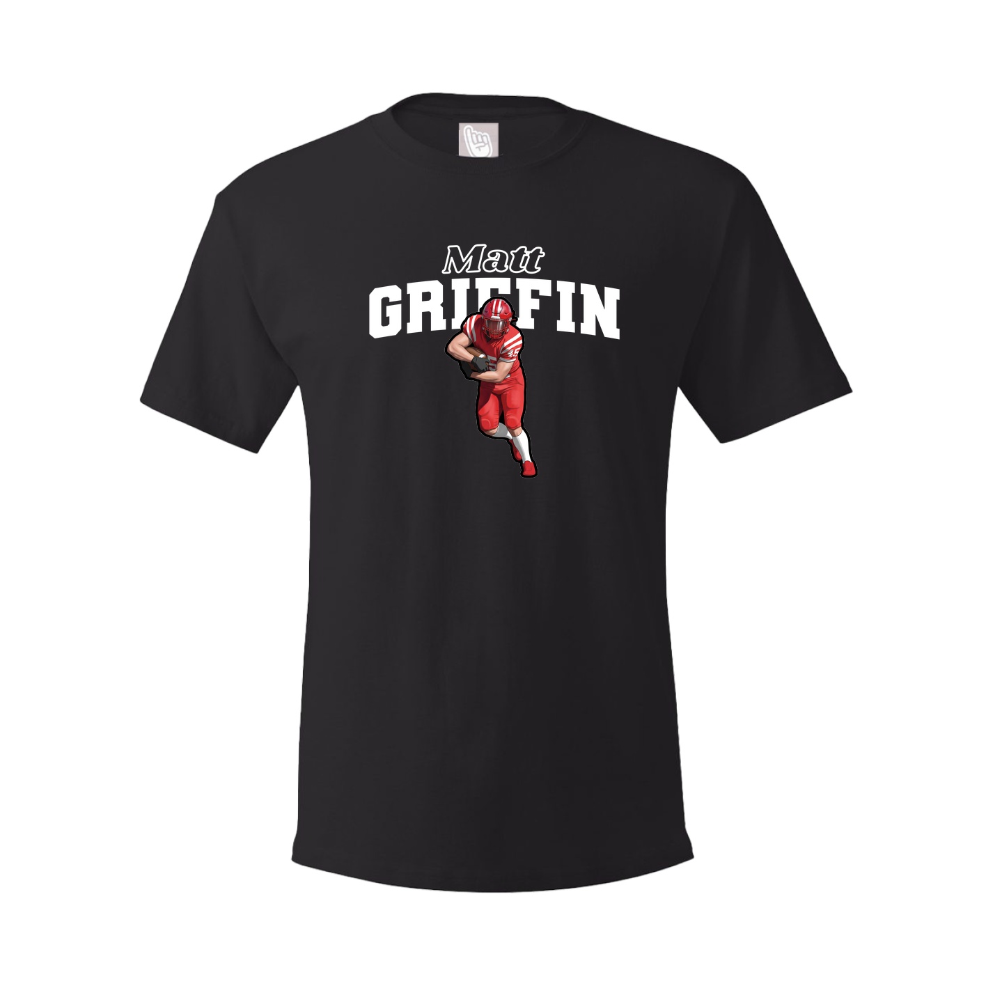 Youth Tee — Name Arch in Black