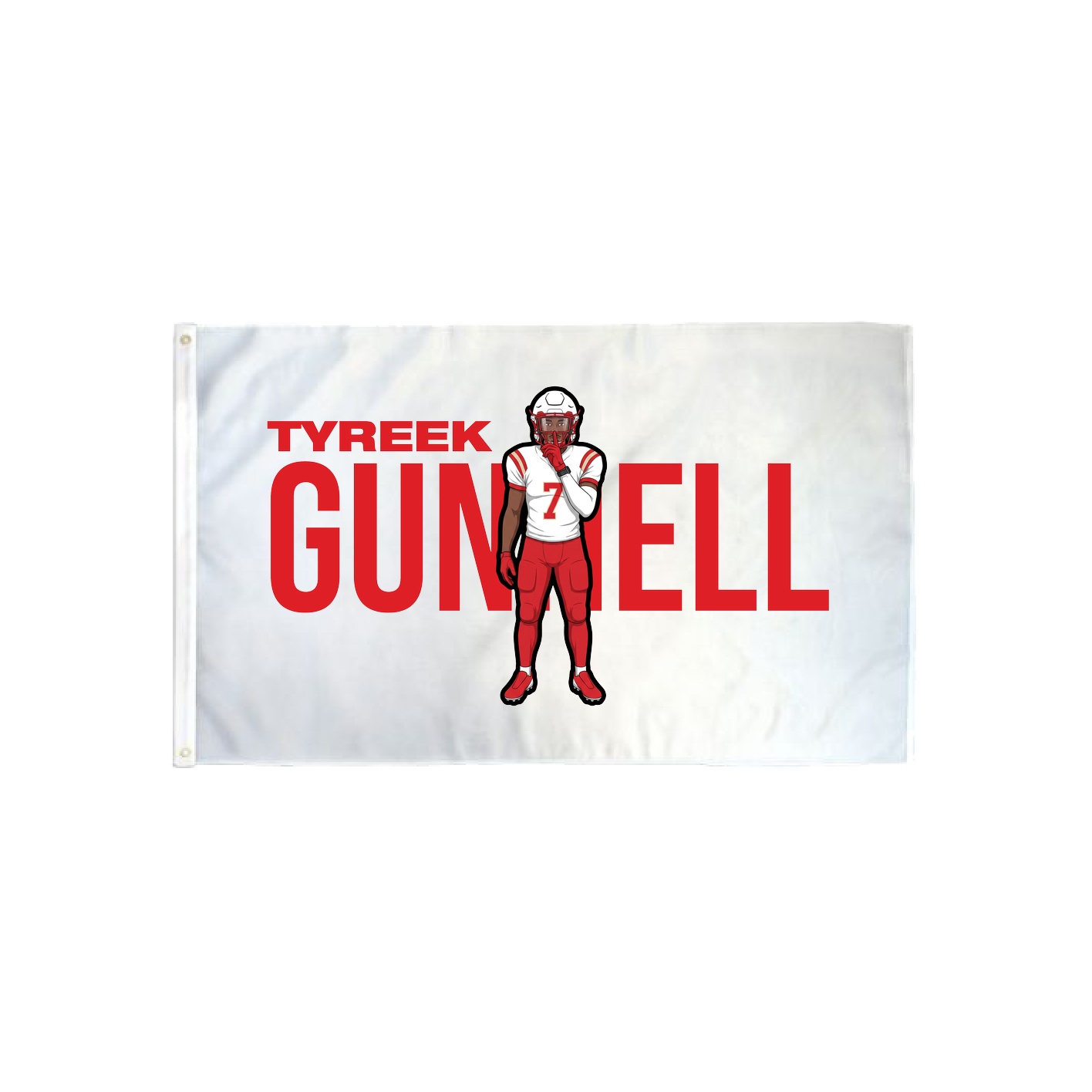 3x5 Flag — Player Name in Classic