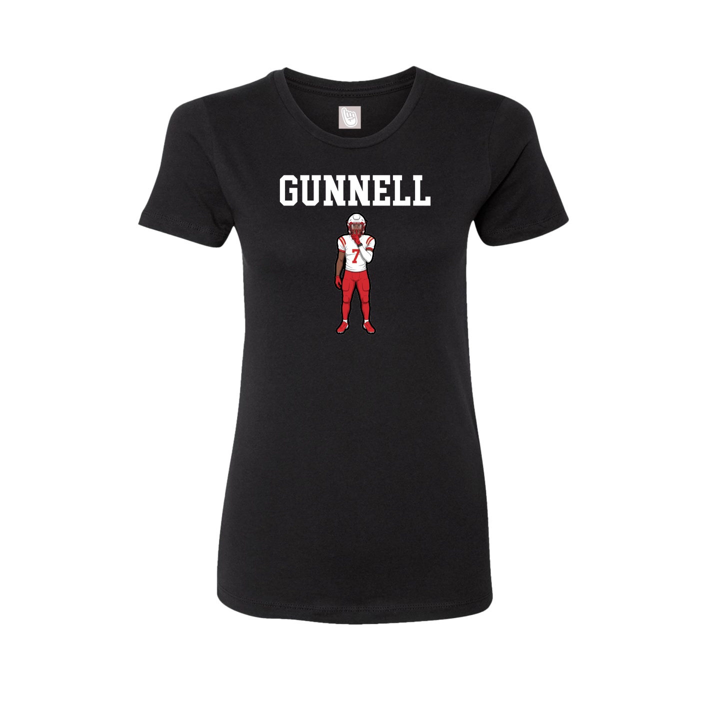 Fitted Women's Tee — Shirsey in Black