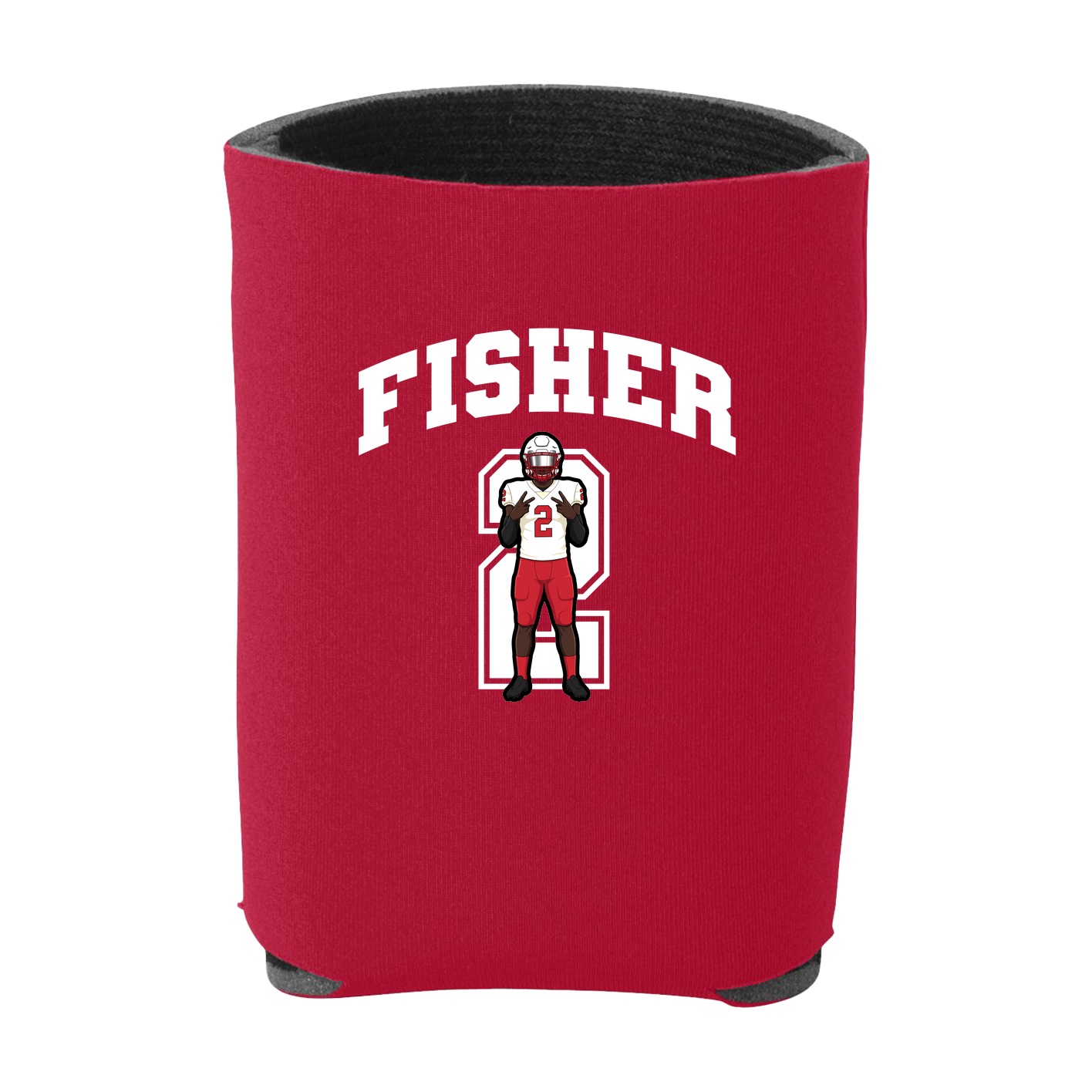 Can Holder — Number in Red