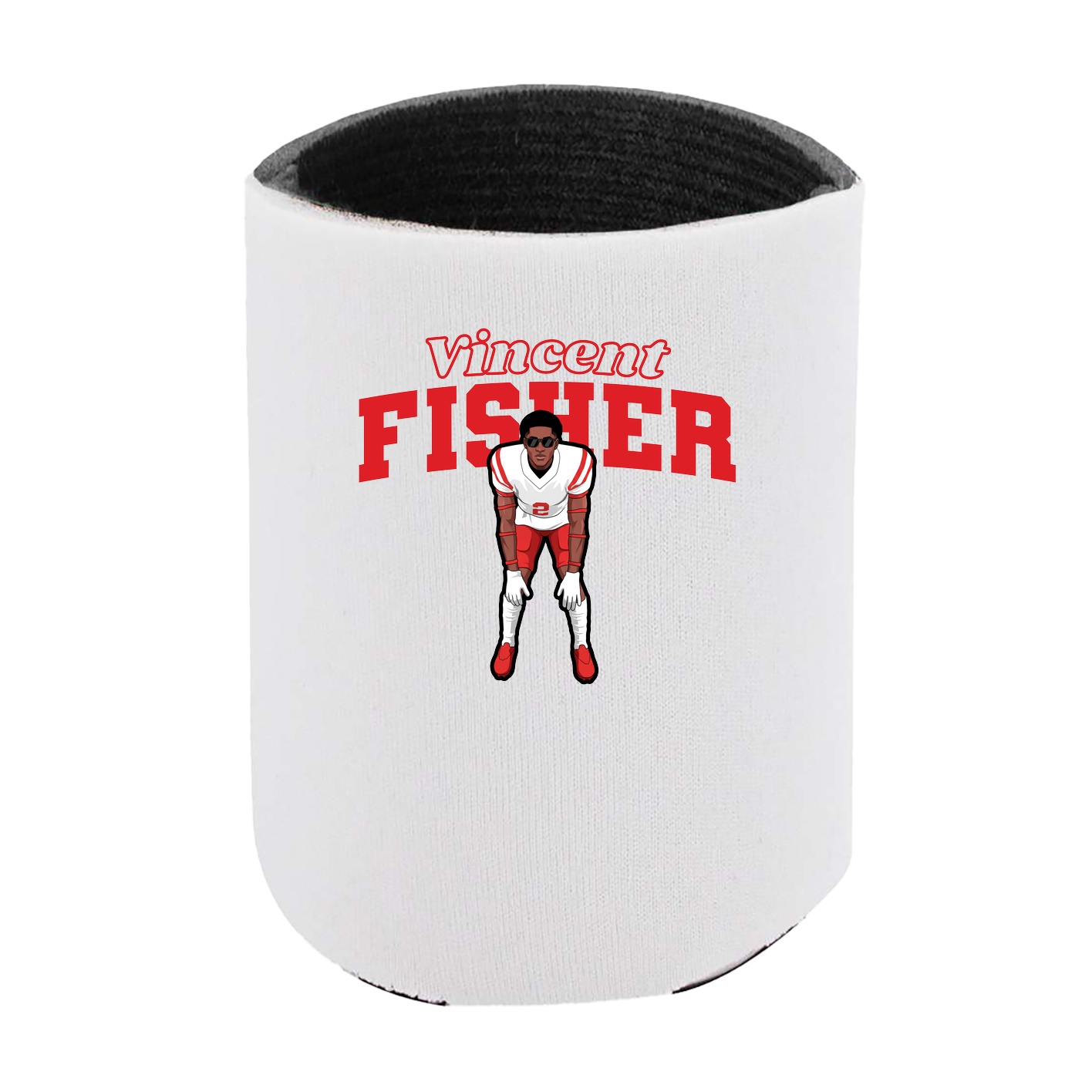 Can Holder — Name Arch in White