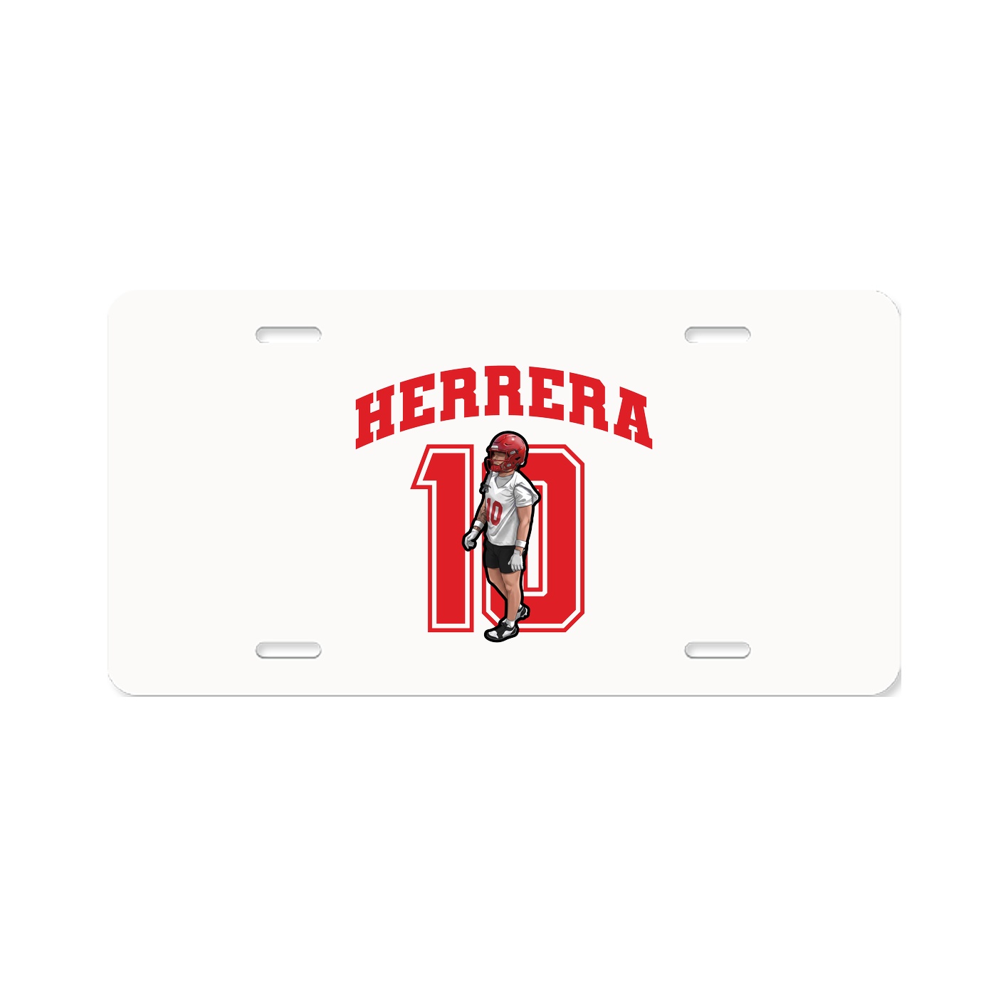 License Plate — Number in Classic