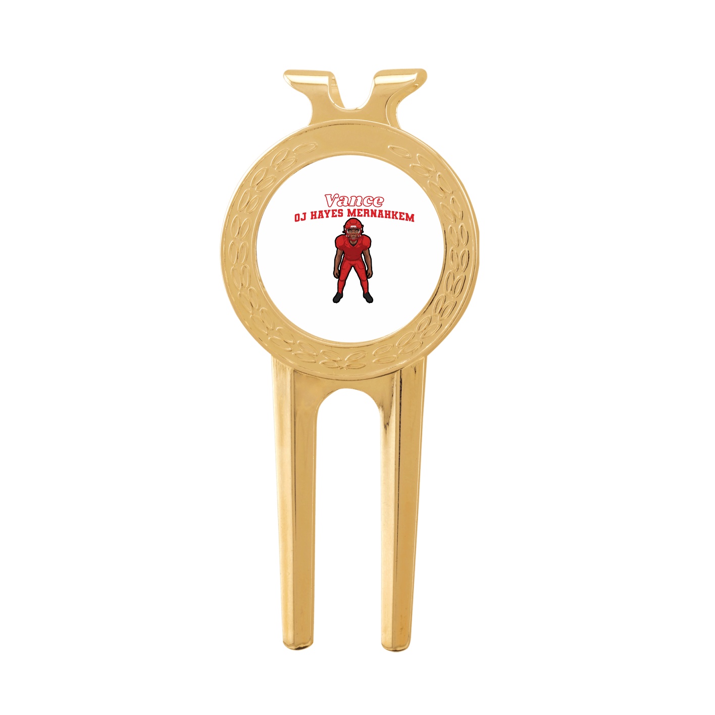 Divot Tool with Ball Marker — Name Arch in Classic