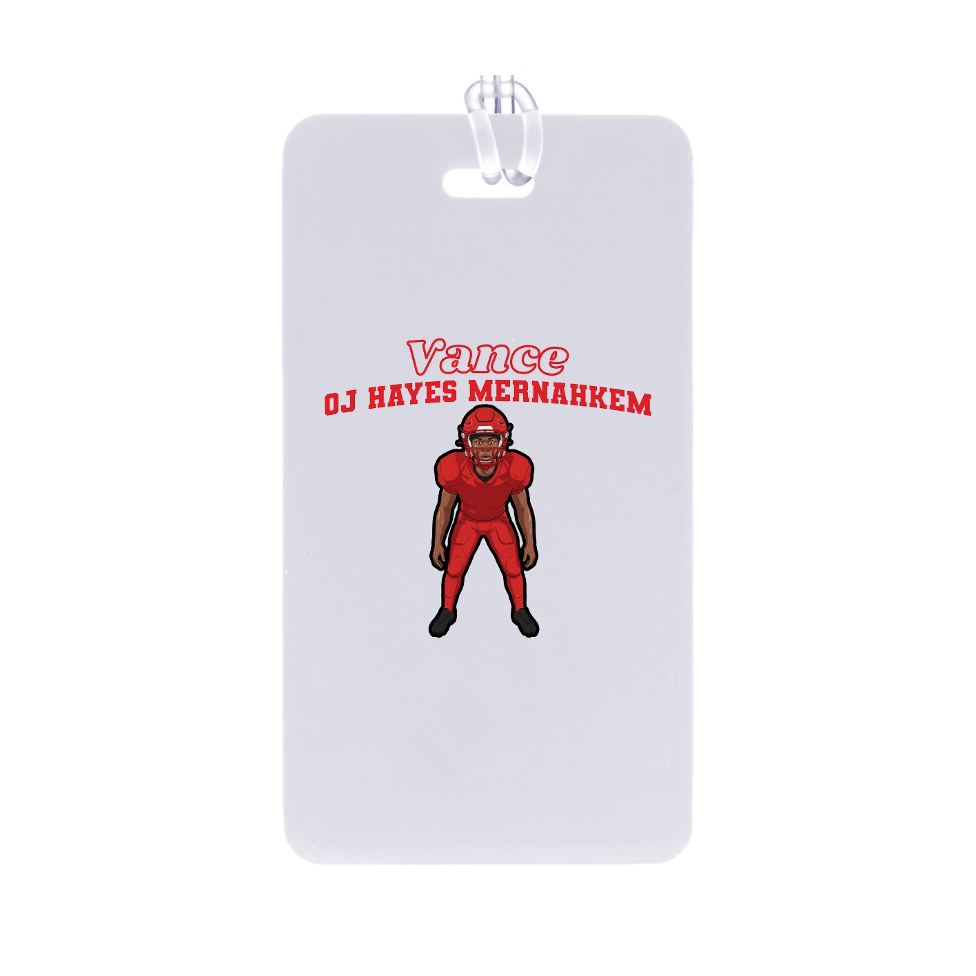 Bag Tag — Name Arch in Classic