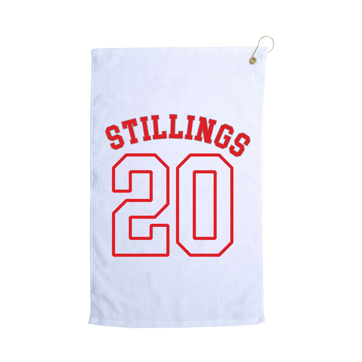 Golf Towel — Shirsey Arch in White
