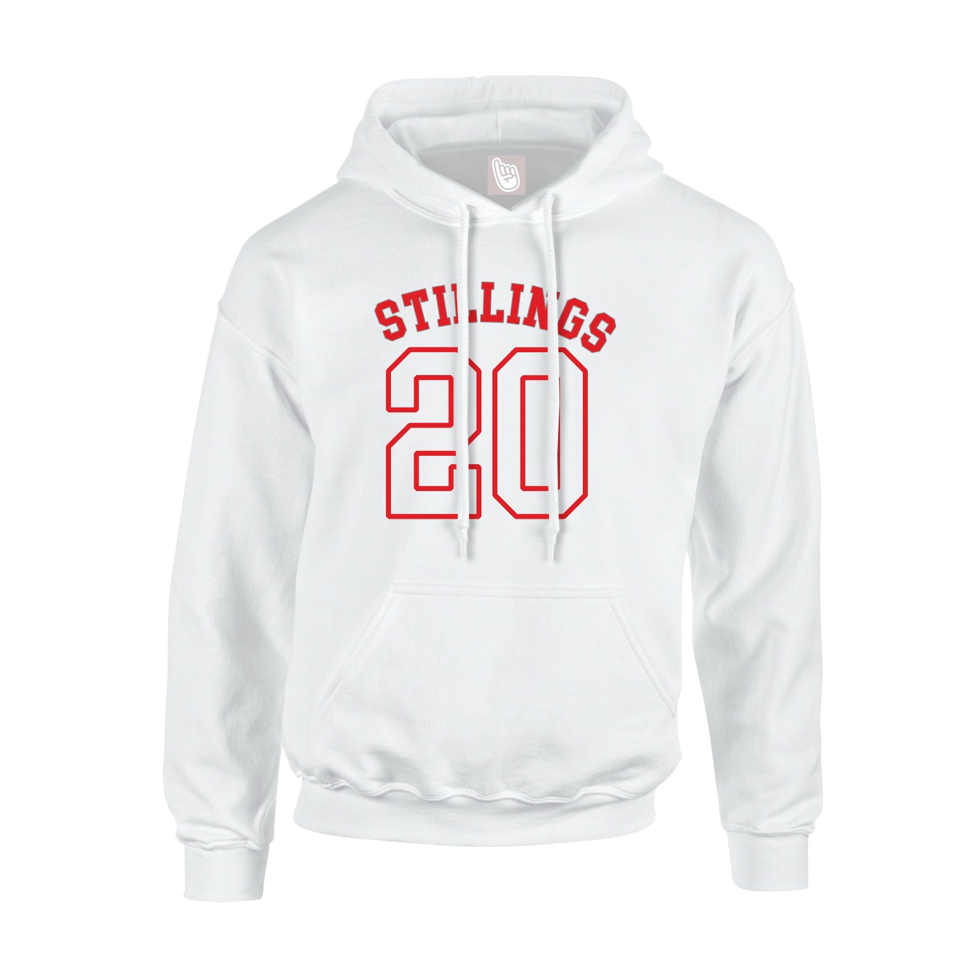 Hoodie — Shirsey Arch in White