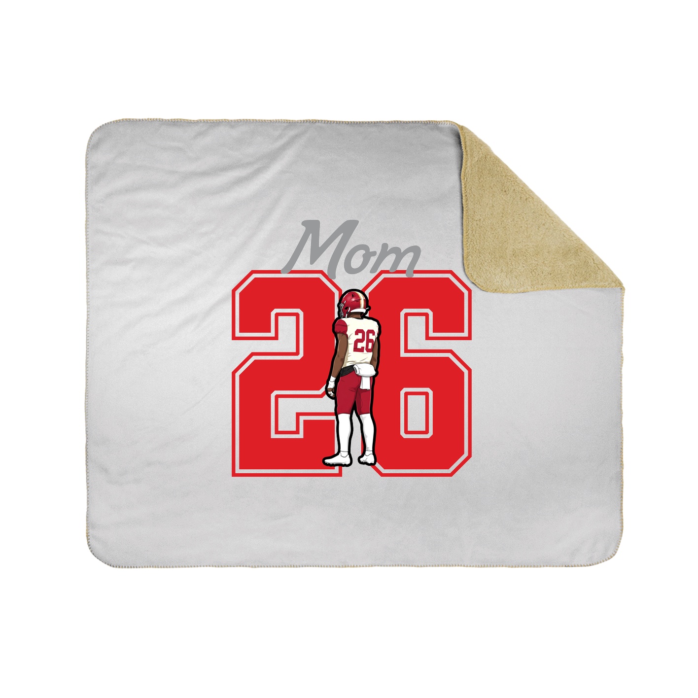 Throw Blanket — Mothers Day Shirsey in White