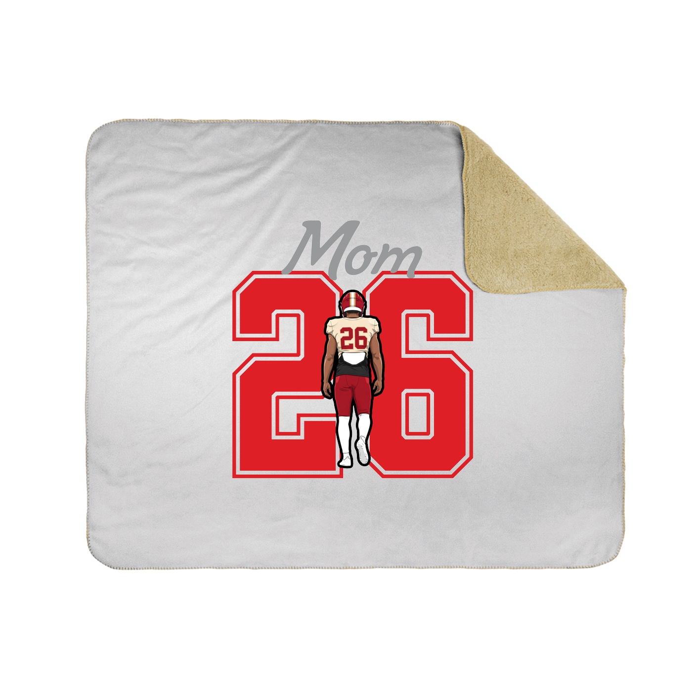 Throw Blanket — Mothers Day Shirsey in White