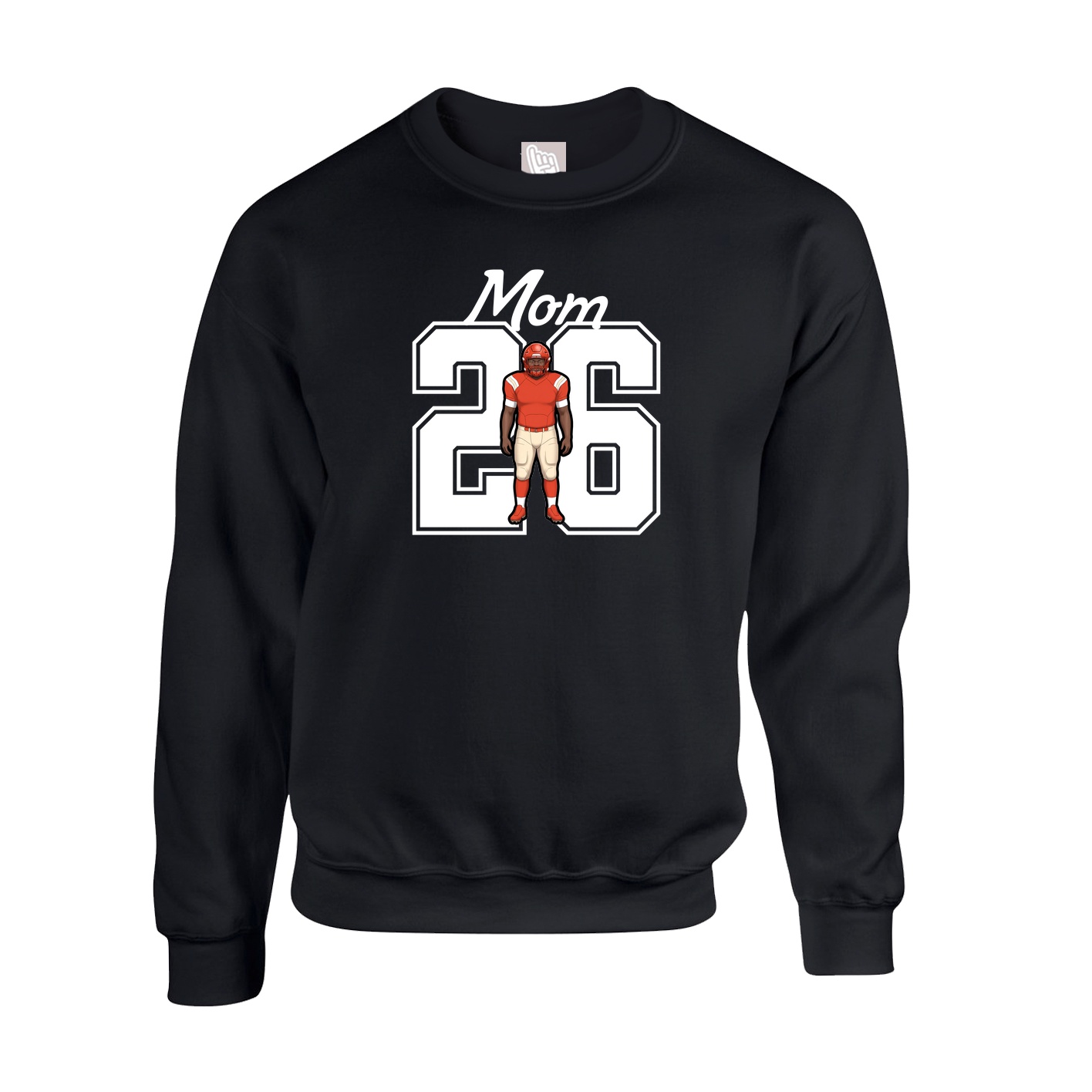 Fleece Crew — Mothers Day Shirsey in Black