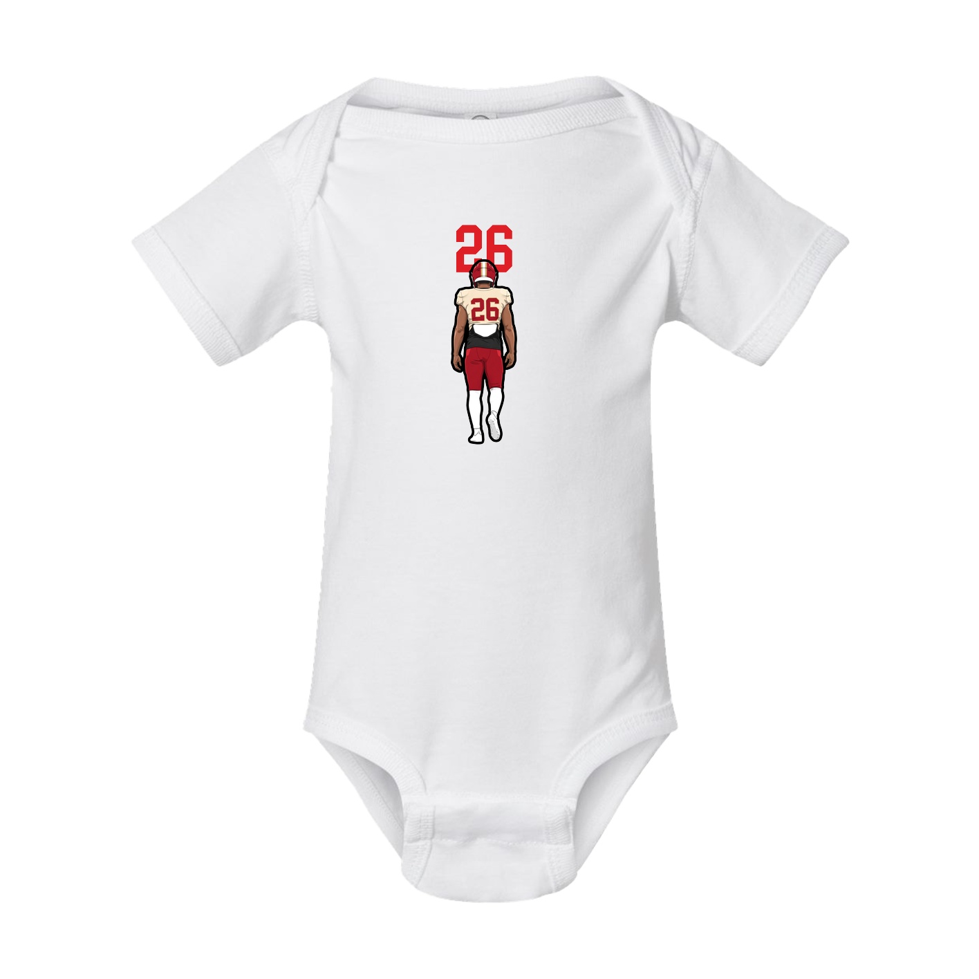 Baby Onesie — Number Top in White
