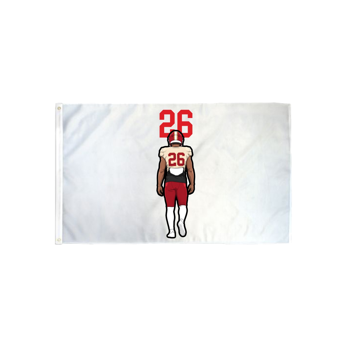 3x5 Flag — Number Top in Classic
