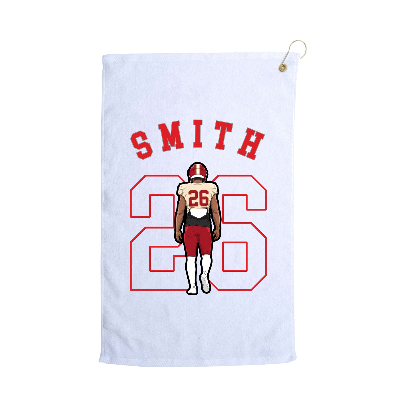Golf Towel — Shirsey Arch in White