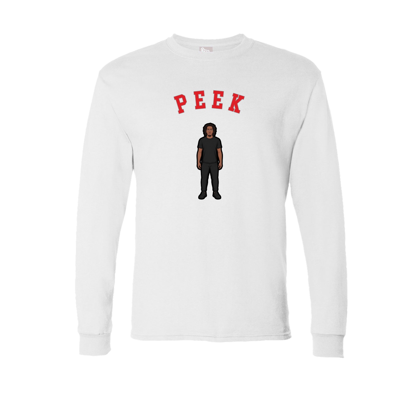 Long Sleeve Tee — Shirsey Arch in White