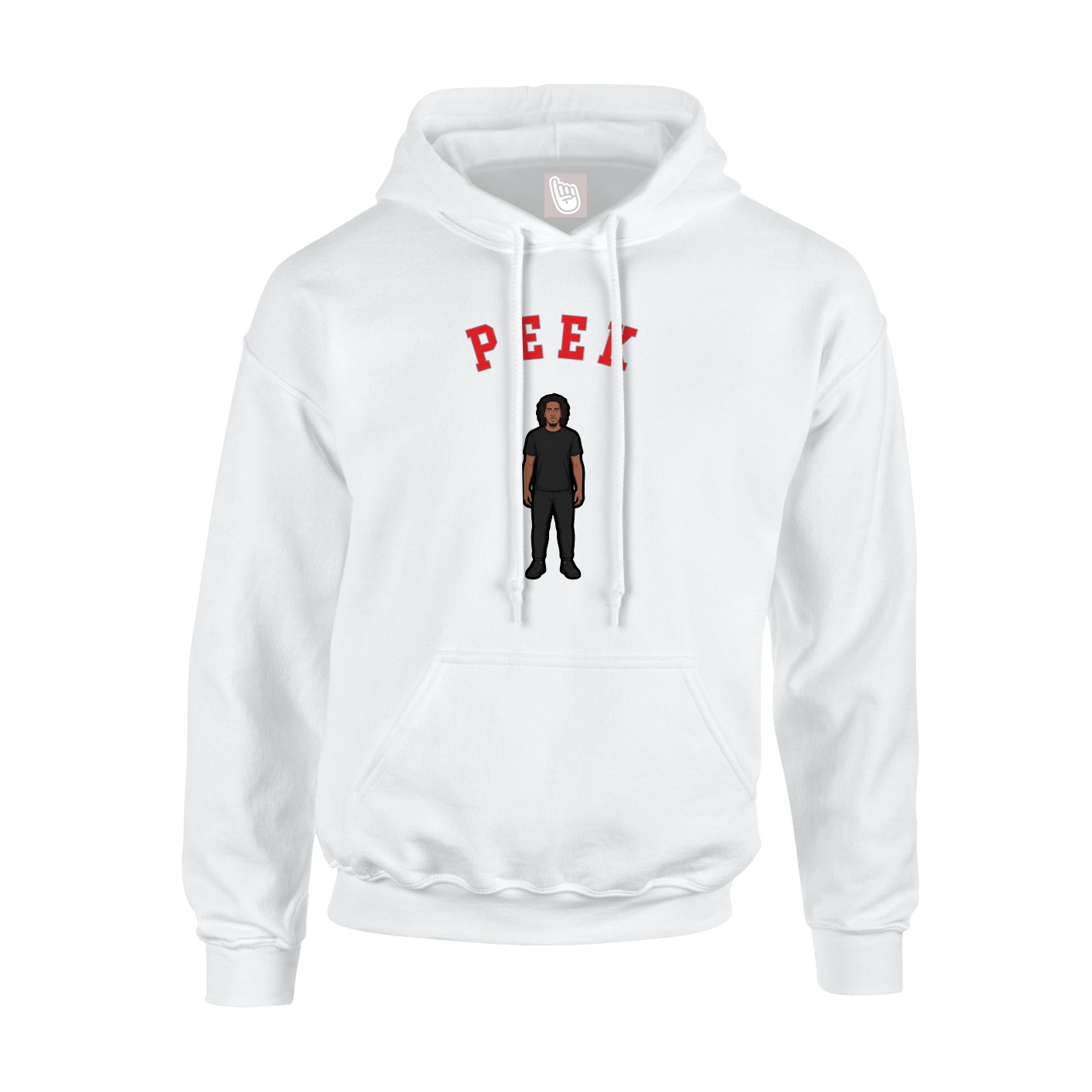 Hoodie — Shirsey Arch in White