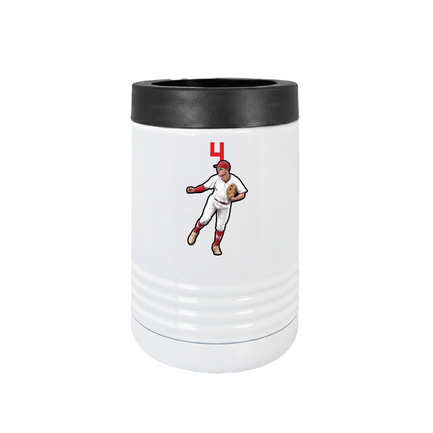 Beverage Holder — Number Top in White