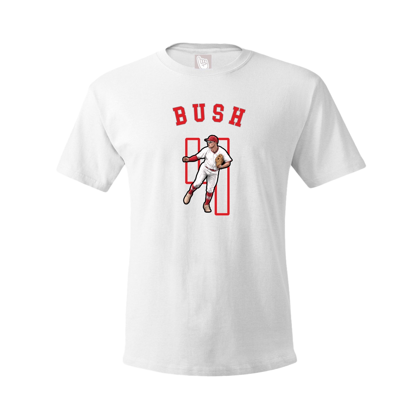Youth Tee — Shirsey Arch in White