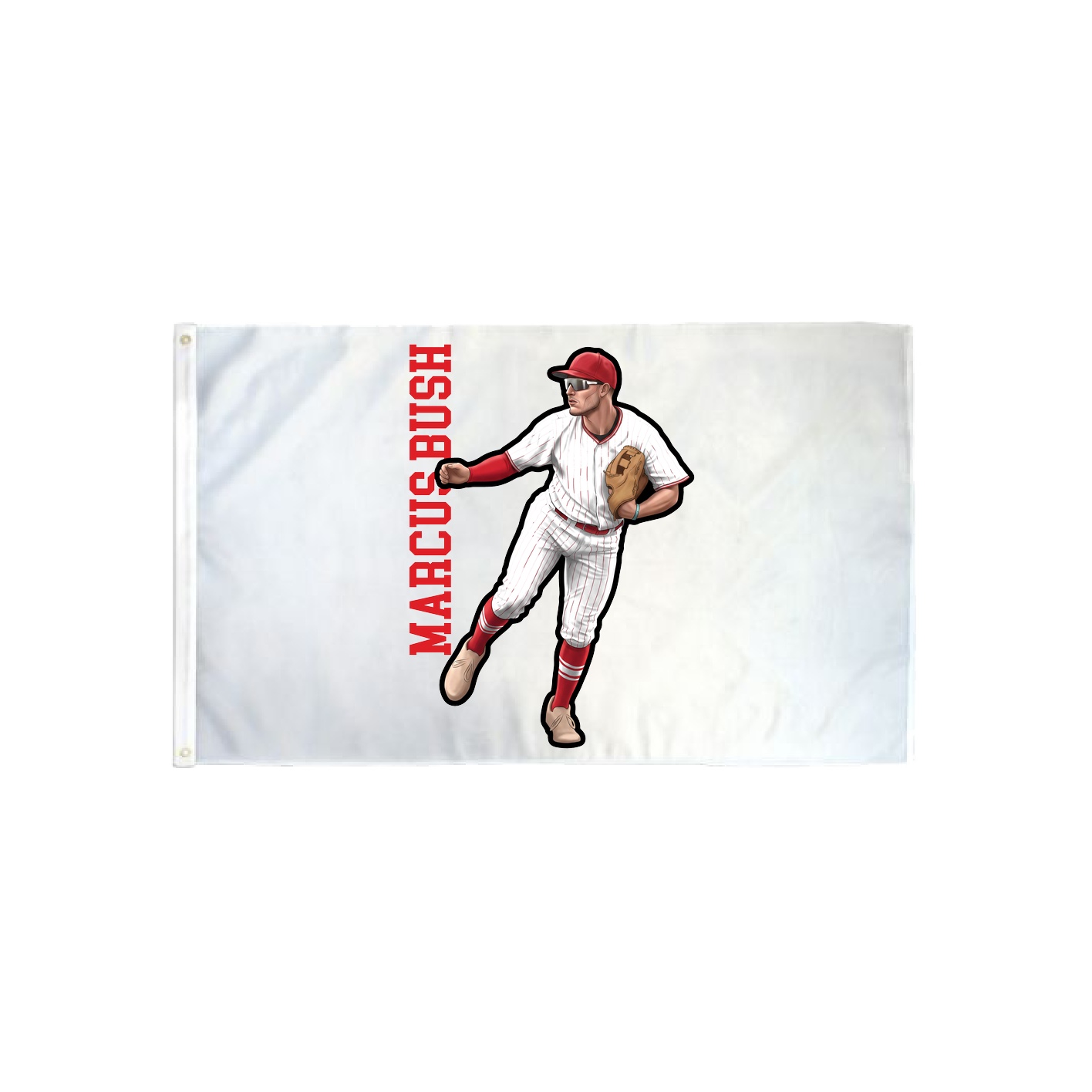 3x5 Flag — Name Vertical in Classic