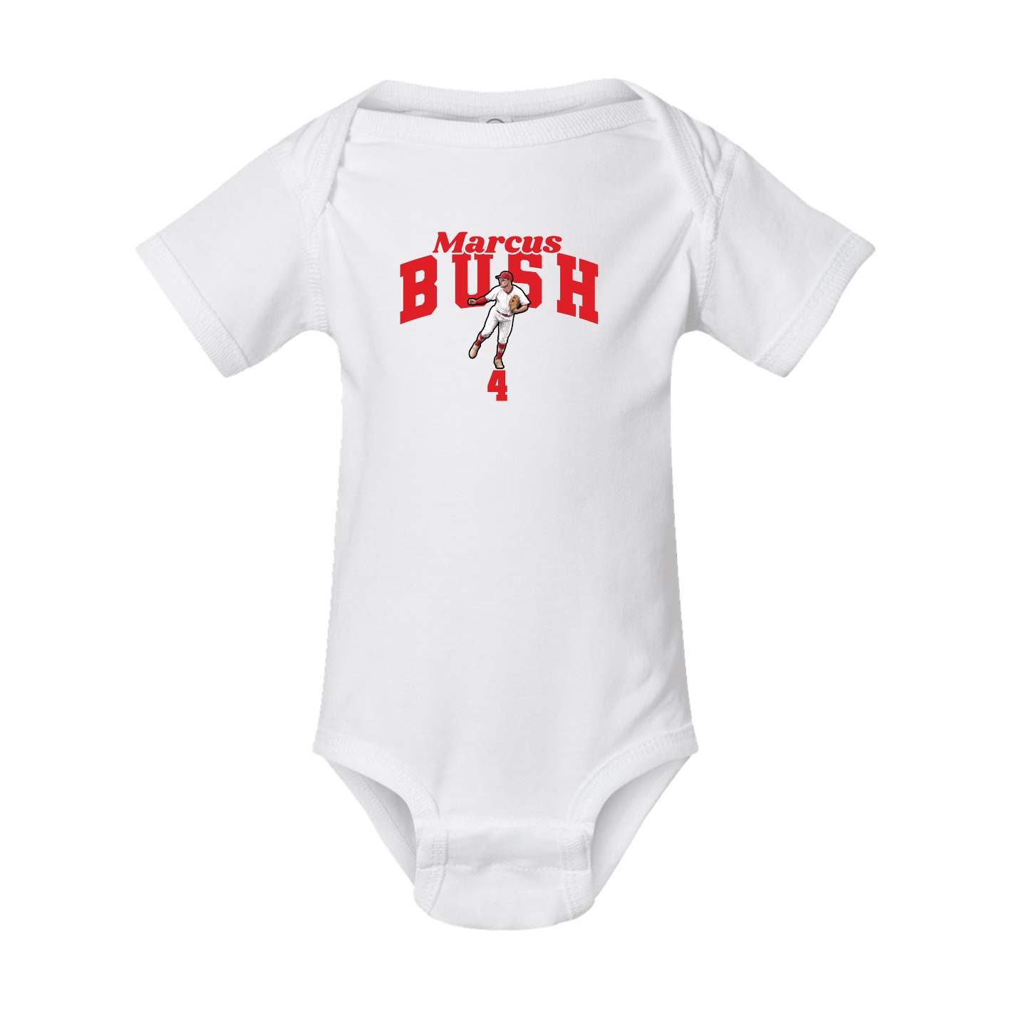 Baby Onesie — Signature Arch in White