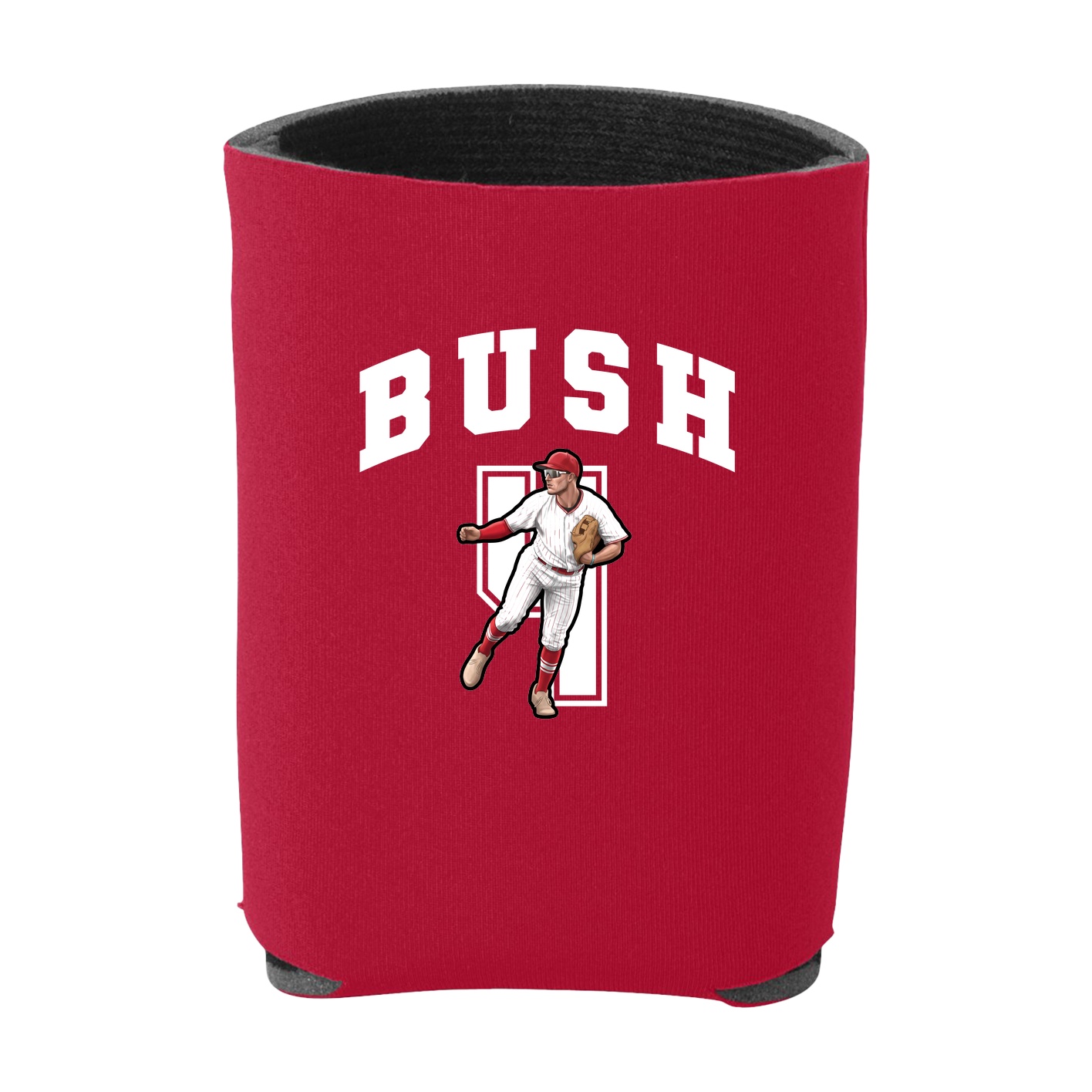 Can Holder — Number in Red