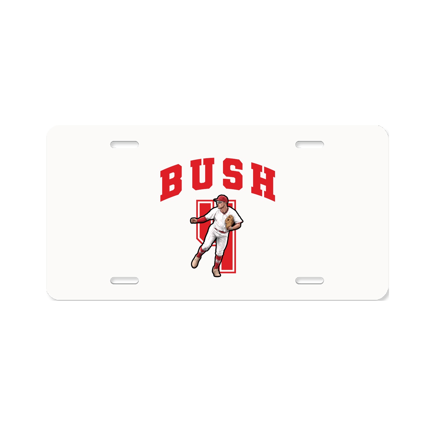 License Plate — Number in Classic
