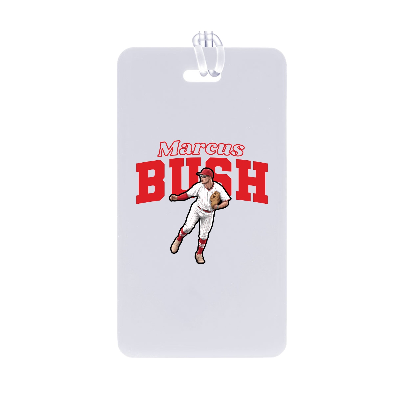 Bag Tag — Name Arch in Classic