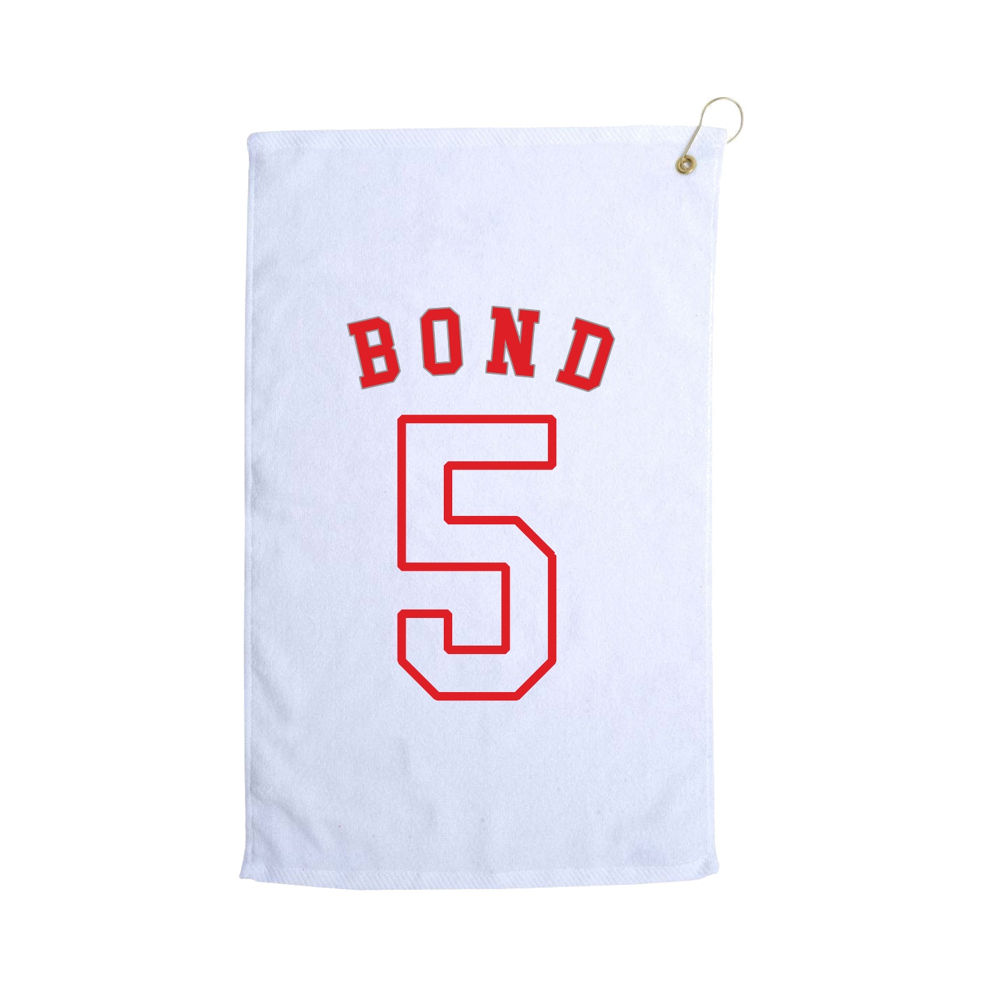 Golf Towel — Shirsey Arch in White