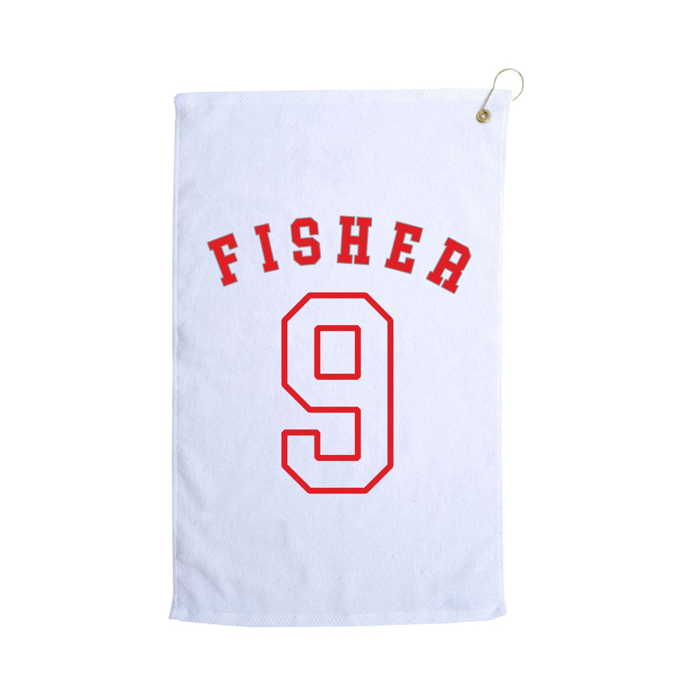 Golf Towel — Shirsey Arch in White