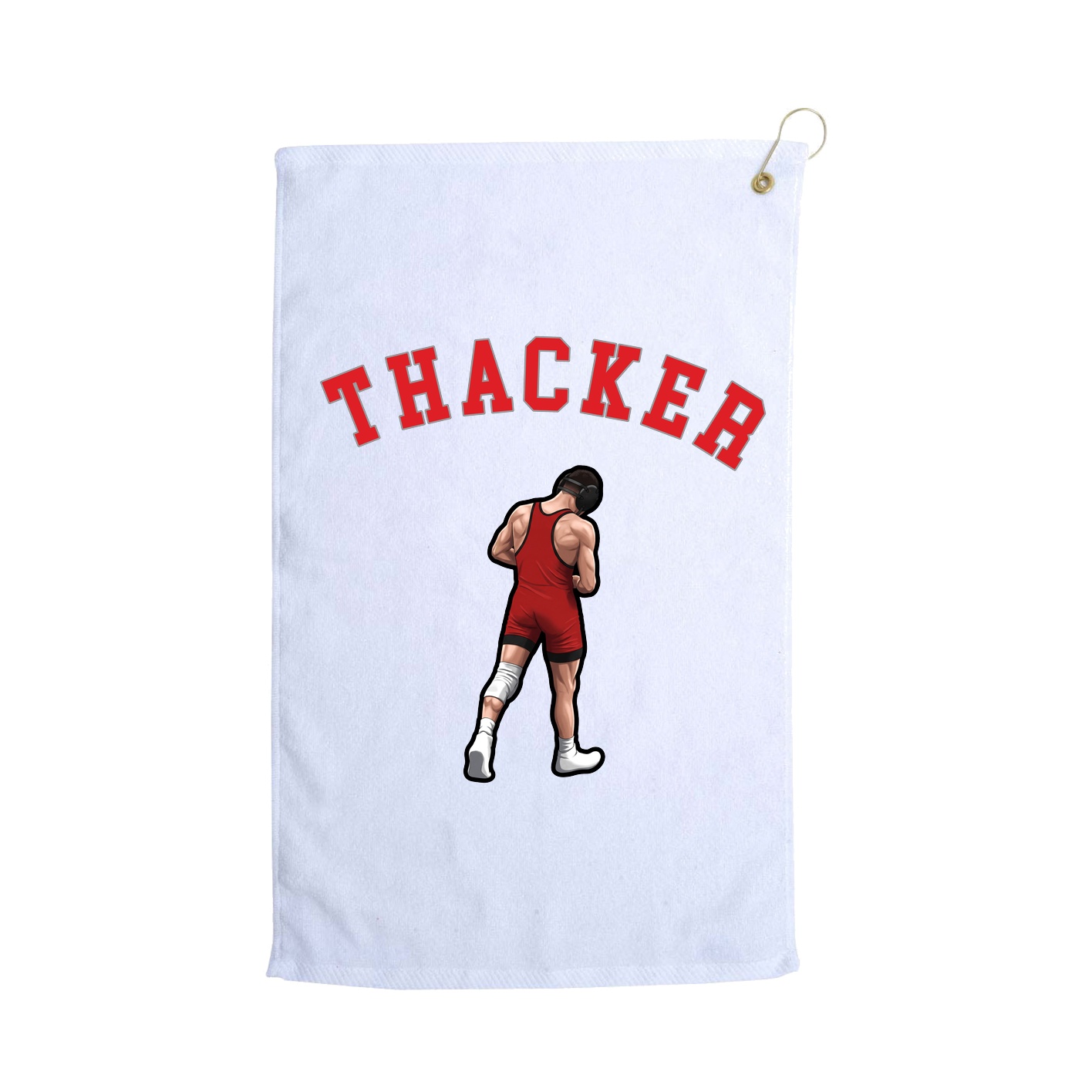 Golf Towel — Shirsey Arch in White