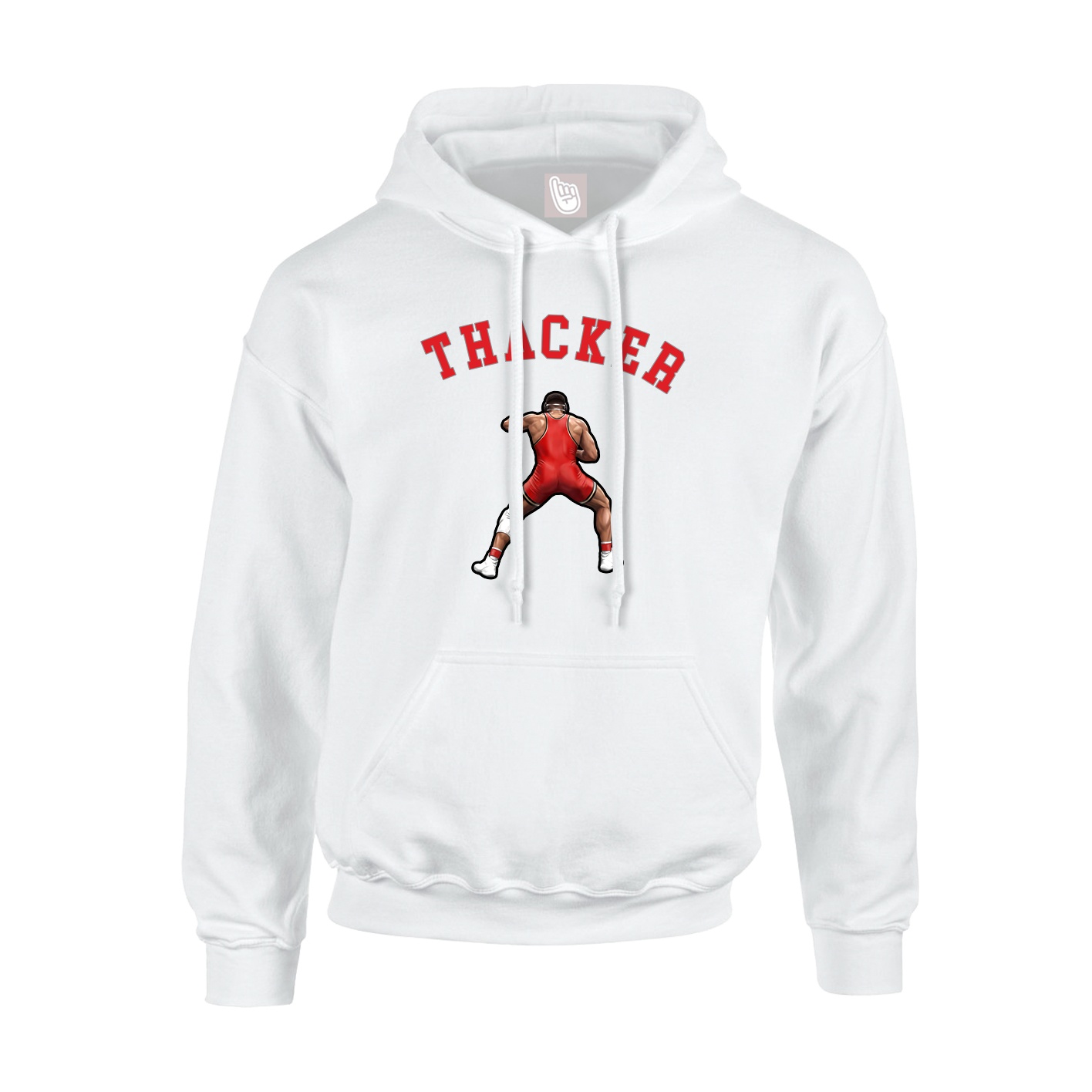 Youth Hoodie — Shirsey Arch in White