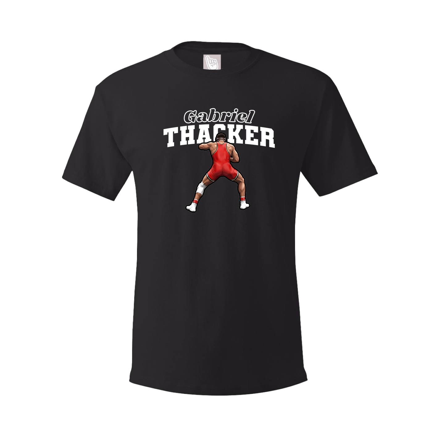 Youth Tee — Name Arch in Black