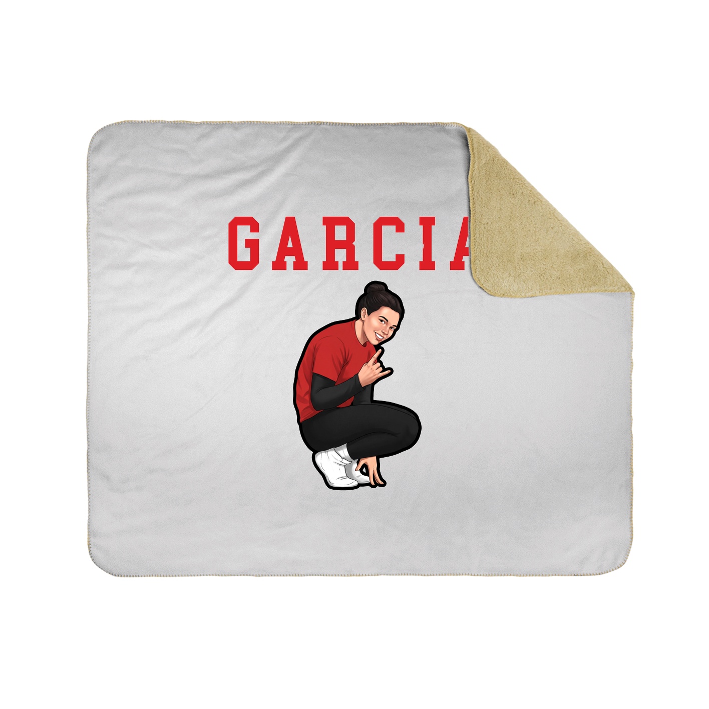 Throw Blanket — Shirsey in White