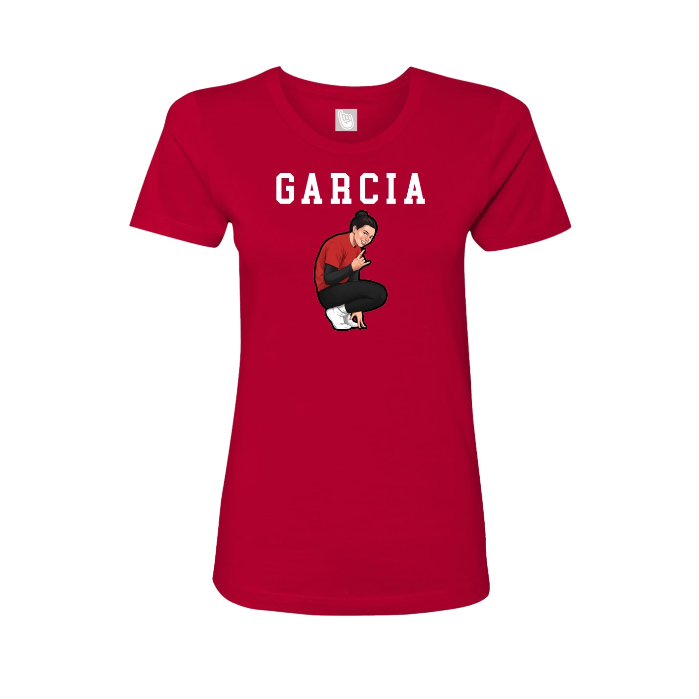 Fitted Women's Tee — Shirsey in Red