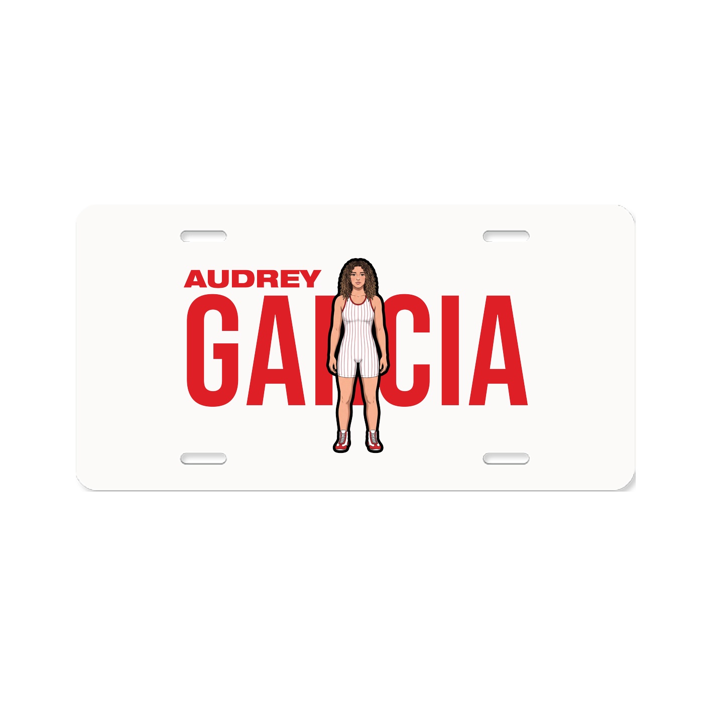 License Plate — Player Name in Classic