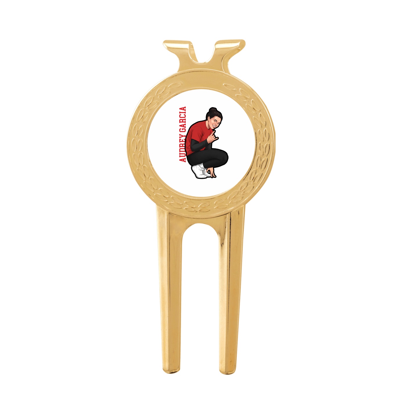 Divot Tool with Ball Marker — Name Vertical in Classic